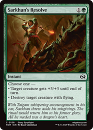 card image of Sarkhan’s Resolve